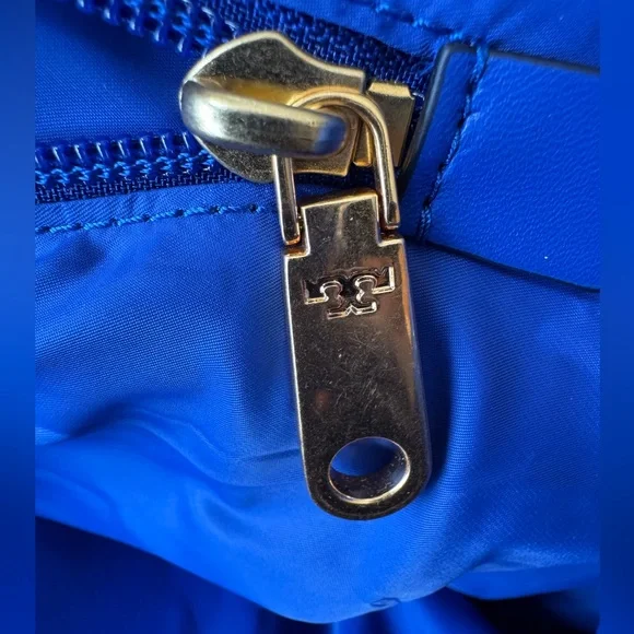 Tory Burch Ella Puffer Nylon Tote in Blue